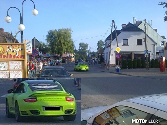 Porsche 911, ładnie mu w zielonym prawda?