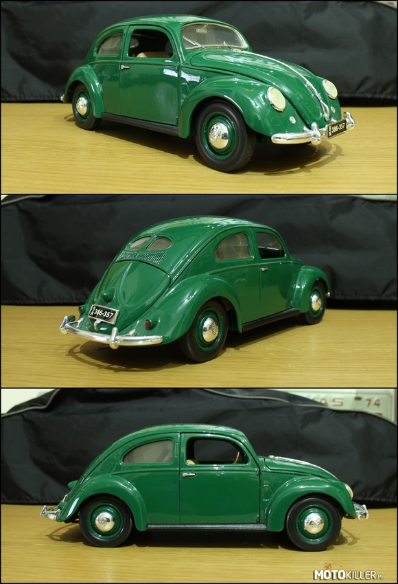 VW Bettle 1951 – Wg. mnie im &quot;Garbus&quot; starszy, tym lepszy 
Model w skali 1:18 