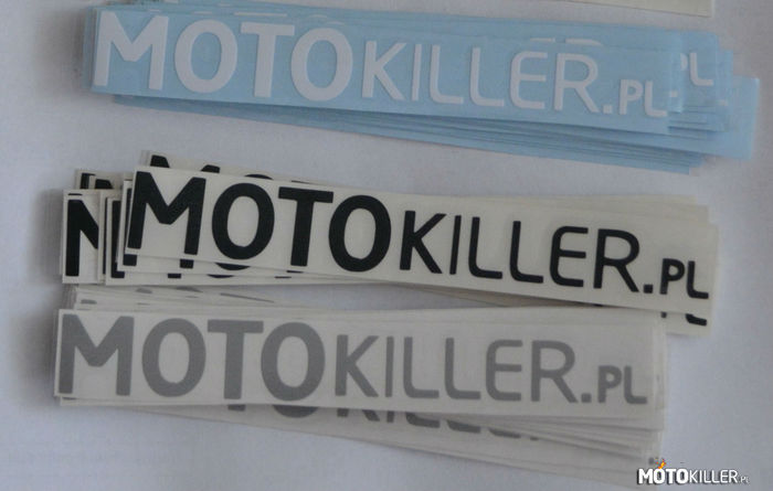 MotoKillerowe wlepki już są! – Wszystkich zainteresowanych wlepkami odsyłam na forum do tematu:
http://motokiller.pl/forum/topic/498-motokillerowe-wlepki-ju%C5%BC-s%C4%85/ 