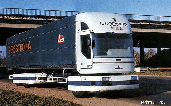 MAZ-2000 Perestroika – Jedna z ciekawiej wyglądających Ciężarówek jakie widziałem. 