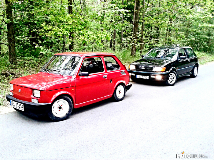 Fiat 126p i Fiesta XR2i – Nie ma to jak przejażdżka z kolegą dzielącym pasje. Też tak myślicie? 