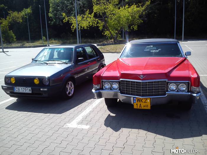 Buick &amp; Golf – Czerwony kolos spotkany na parkingu. 