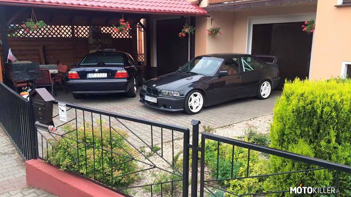 BMW e38 &amp; e36 – Ponton V8 3,5 na co dzień, i r6 2,5 na weekend. 